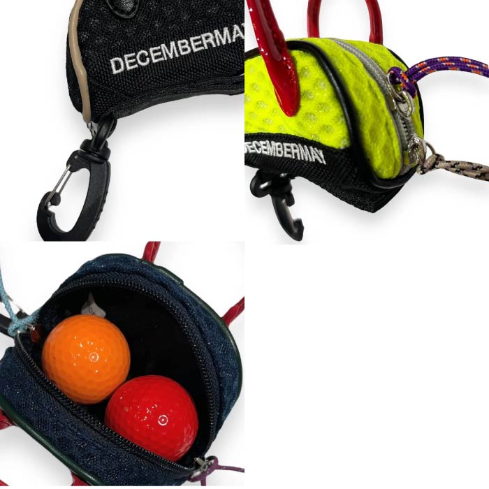 DECEMBERMAY ディセンバーメイ ゴルフ ボールポーチ メンズ レディース Honeycomb Mesh ball pouch / UNISEX 3-999-8523