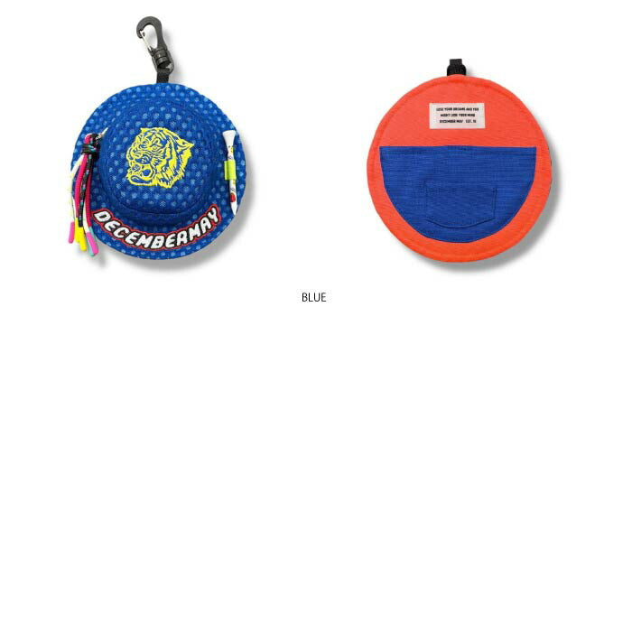 DECEMBERMAY ディセンバーメイ ゴルフ バケットハット型ポーチ メンズ レディース Mesh bucket hat pouch/ UNISEX 3-999-8531