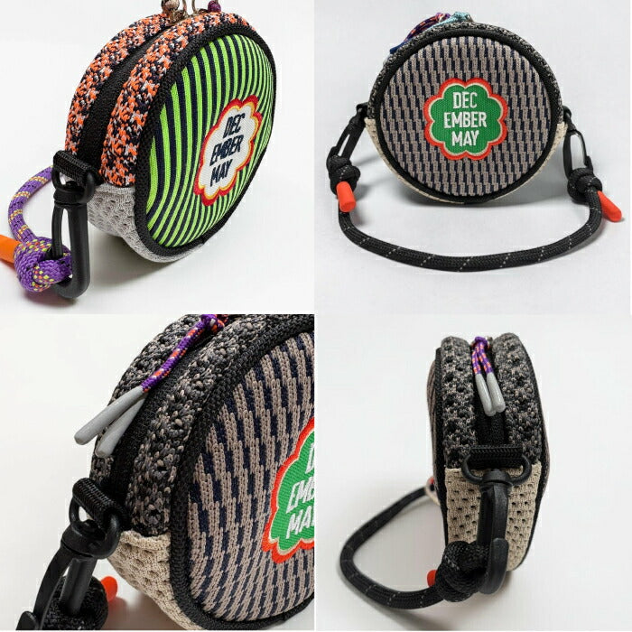 DECEMBERMAY ディセンバーメイ ゴルフ メンズ レディース 3D Knit ball pouch ラウンド型ニットボールポーチ 豊富なカラーバリエーション 華やか 3-999-8533
