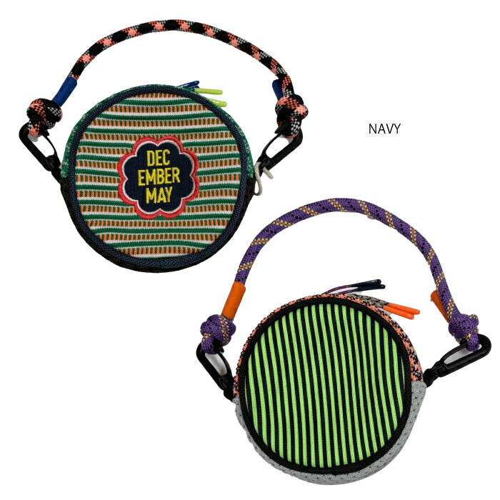 DECEMBERMAY ディセンバーメイ ゴルフ メンズ レディース 3D Knit ball pouch ラウンド型ニットボールポーチ 豊富なカラーバリエーション 華やか 3-999-8533