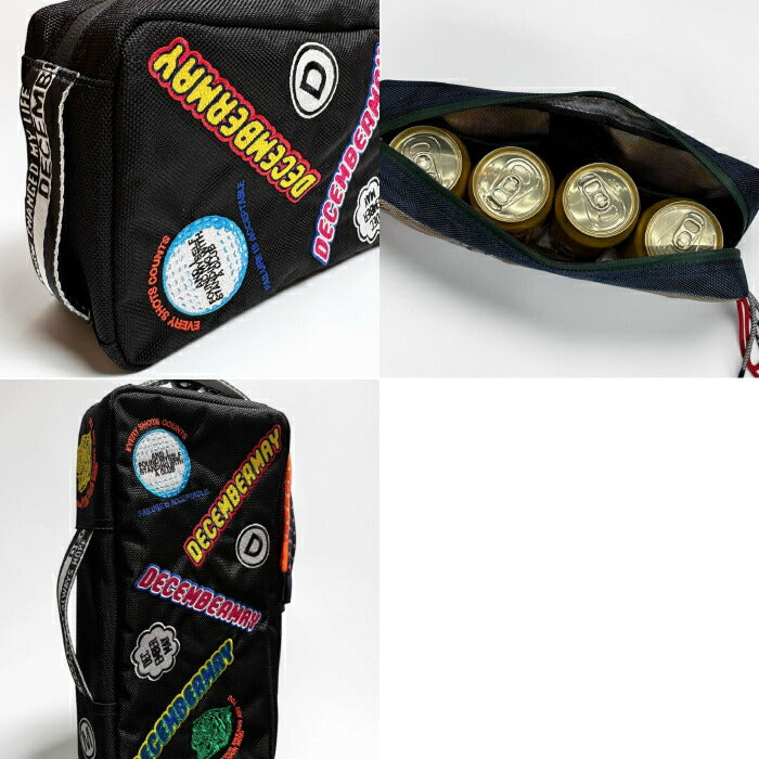DECEMBERMAY ディセンバーメイ ゴルフ メンズ レディース Embroidery ice bag 保冷バッグ カートバッグ 縦横方向ともに持ち運べるハンドル仕様 大容量タイプ シリーズ商品あり 3-999-8534
