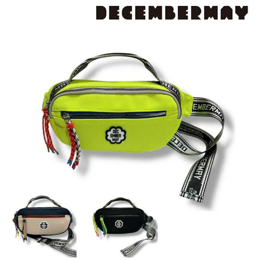 DECEMBERMAY ディセンバーメイ ゴルフ メンズ レディース メッシュボディバッグ Soft Mesh 2way Body bag/ UNISEX 2WAY カートバッグ 3-999-8536