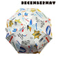 DECEMBERMAY ディセンバーメイ ゴルフ メンズ レディース Wappen print UV umbrella UNISEX 傘 アンブレラ 晴雨兼用 耐久撥水性 UV 3-999-9018