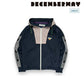 DECEMBERMAY ディセンバーメイ ゴルフウェア メンズ レディース Springy & fluffy Zip-up Hoodie ユニセックス ZIPブルゾン フーディー ジップアップパーカー ストレッチ 部分はっ水 4-405-1219