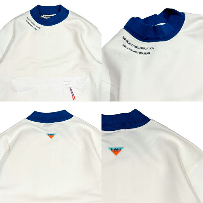 DECEMBERMAY ディセンバーメイ ゴルフウェア メンズ レディース Dazzling fluffy mocksweat/ UNISEX モックスウェットストレッチ性 UVカット 4-512-1118