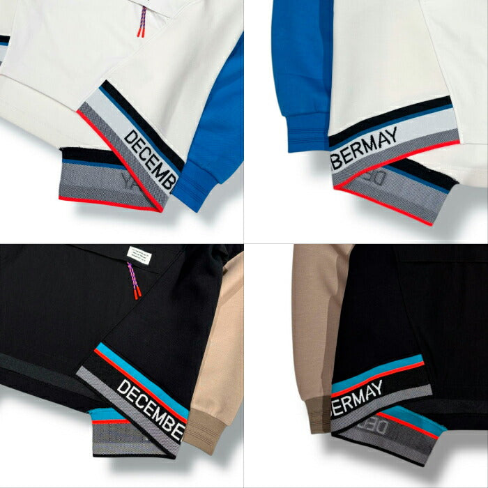 DECEMBERMAY ディセンバーメイ ゴルフウェア メンズ レディース Dazzling fluffy mocksweat/ UNISEX モックスウェットストレッチ性 UVカット 4-512-1118