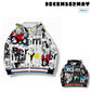 DECEMBERMAY ディセンバーメイ ゴルフウェア メンズ レディース グラフィティ軽量フーディー Graffiti hoodie/UNISEX フーディー ブルゾン アウター 防風 撥水 透湿 保暖性 4-512-1208