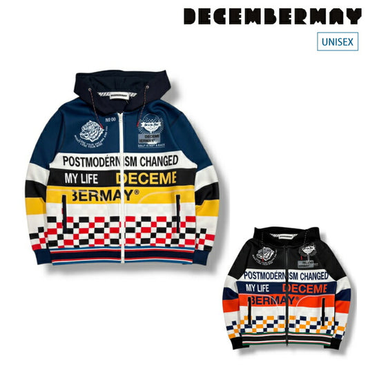 DECEMBERMAY ディセンバーメイ ゴルフウェア メンズ レディース グラフィティ軽量フーディー Post-modernism hoodie UNISEX フーディー ブルゾン アウター 防風 撥水 透湿 保暖性 4-512-1209