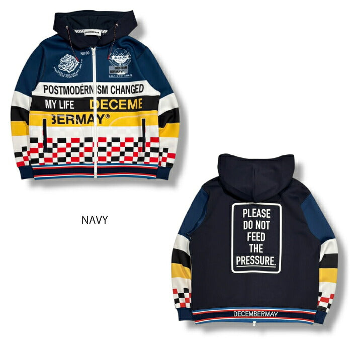 DECEMBERMAY ディセンバーメイ ゴルフウェア メンズ レディース グラフィティ軽量フーディー Post-modernism hoodie UNISEX フーディー ブルゾン アウター 防風 撥水 透湿 保暖性 4-512-1209