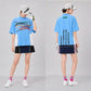 DECEMBERMAY ディセンバーメイ ゴルフウェア メンズ レディース UNISEX Shimmering side pocket mockneck tee 半袖モックネックシャツ 吸湿速乾 UVカット 遮熱 2WAYストレッチ 4-605-1119