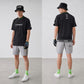DECEMBERMAY ディセンバーメイ ゴルフウェア メンズ レディース UNISEX Shimmering side pocket mockneck tee 半袖モックネックシャツ 吸湿速乾 UVカット 遮熱 2WAYストレッチ 4-605-1119