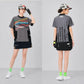 DECEMBERMAY ディセンバーメイ ゴルフウェア メンズ レディース UNISEX Shimmering side pocket mockneck tee 半袖モックネックシャツ 吸湿速乾 UVカット 遮熱 2WAYストレッチ 4-605-1119