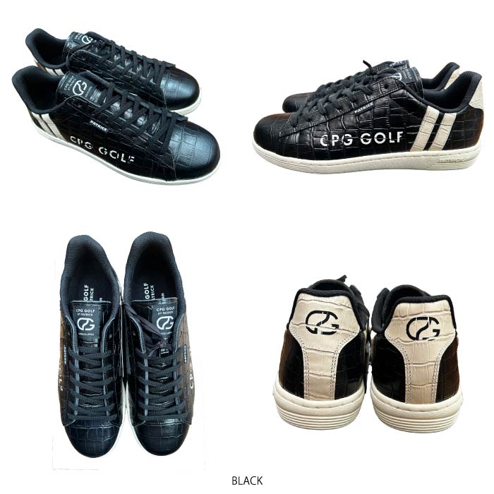 CPG GOLF シーピージーゴルフ メンズ CROCODILE GOLF SHOES ゴルフシューズ 4516-99912