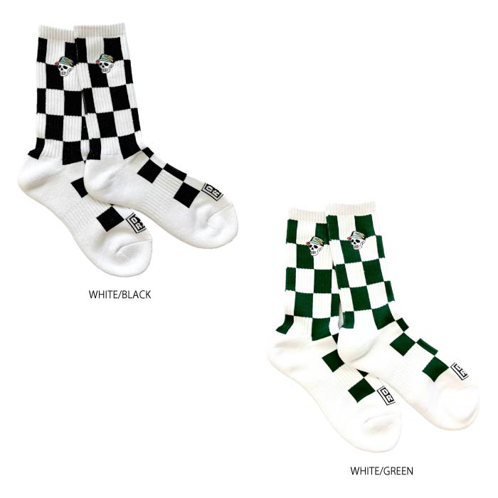 DEVEREUX GOLF デヴァローゴルフ メンズ レギュラーソックス MENS FLAG CHECK REGULAR SOCKS 763472801