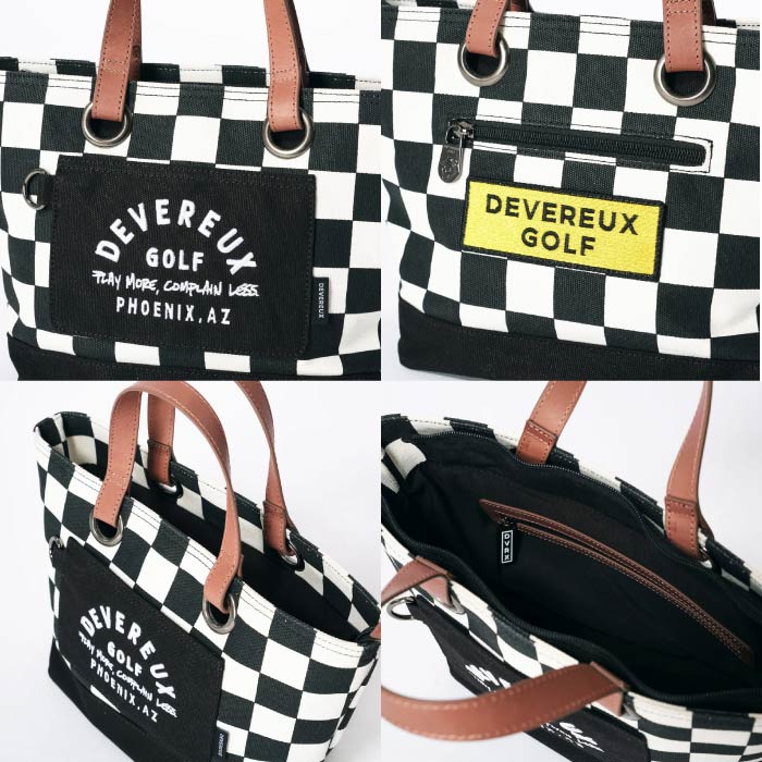 DEVEREUX GOLF デヴァローゴルフ メンズ レディース カートバッグ Cafe Racer Cotton Canvas Cart Bag 763472827