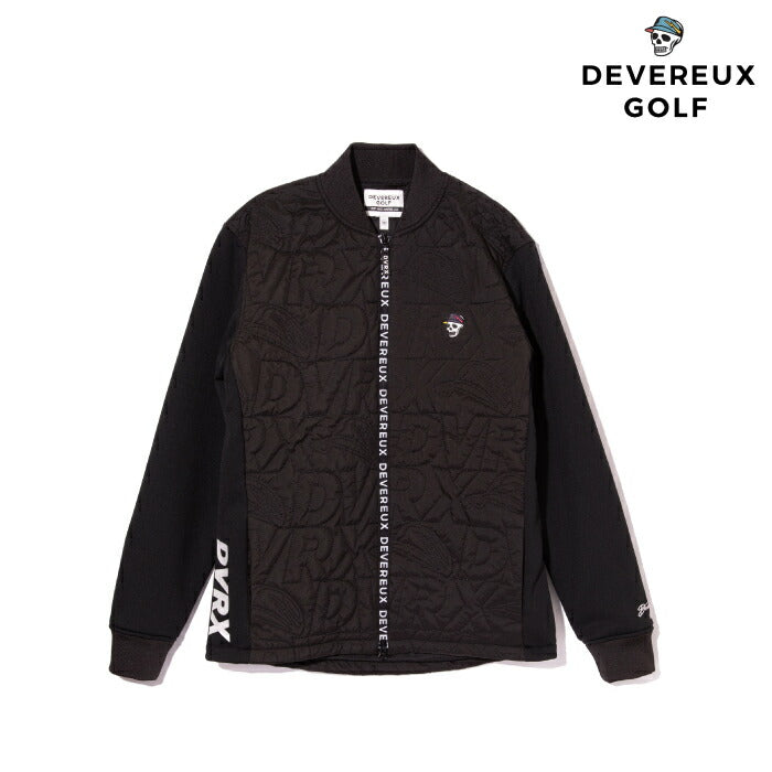 DEVEREUX GOLF デヴァローゴルフゴルフウェア メンズ DVRX中綿キルト Full Zip JK ブルゾン 裏起毛 保温 763474103