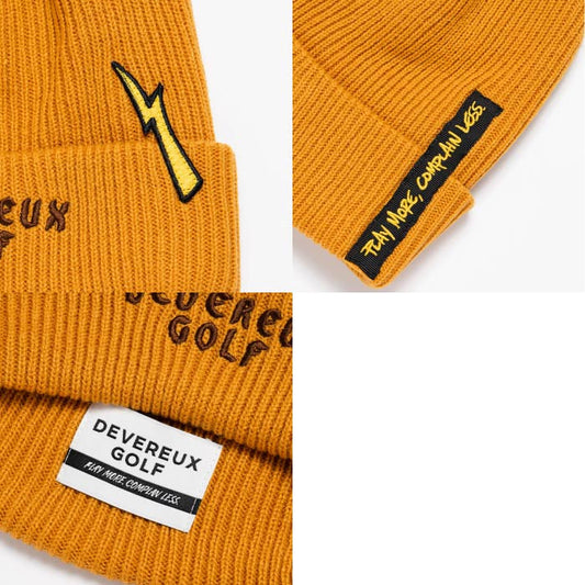DEVEREUX GOLF デヴァローゴルフ ゴルフウェア メンズ レディース Devereux Bolt Loose Knit ビーニー ニット 帽子 763474802