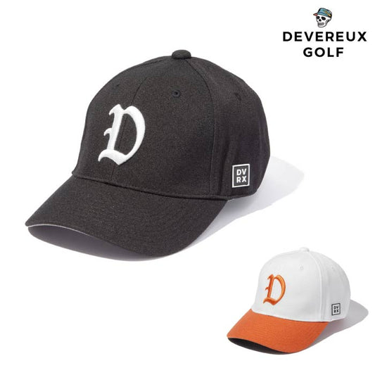 DEVEREUX GOLF デヴァローゴルフ ゴルフウェア メンズ レディース DVRX D Logo Cap 帽子 キャップ 763474813