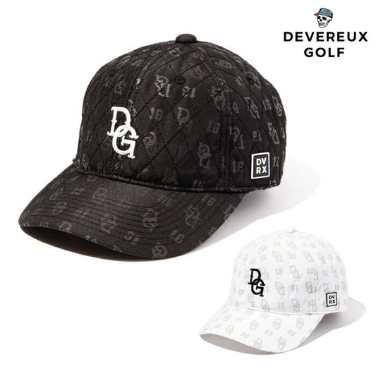 DEVEREUX GOLF デヴァローゴルフ メンズ レディース 帽子 キャップ DVRX キルトCAP 763474814