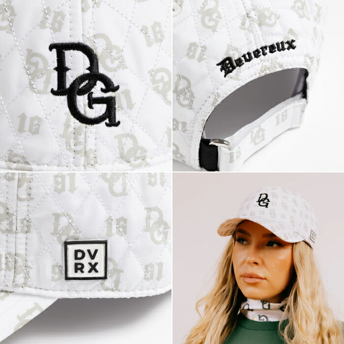 DEVEREUX GOLF デヴァローゴルフ メンズ レディース 帽子 キャップ DVRX キルトCAP 763474814