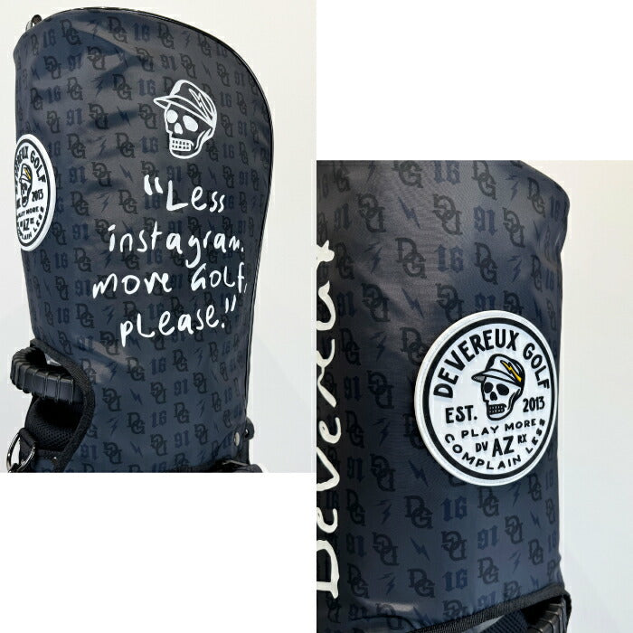 【送料無料】DEVEREUX GOLF デヴァローゴルフ メンズ レディース DG Monogram Caddie Bag/DGモノグラムキャディーバッグ 763474850