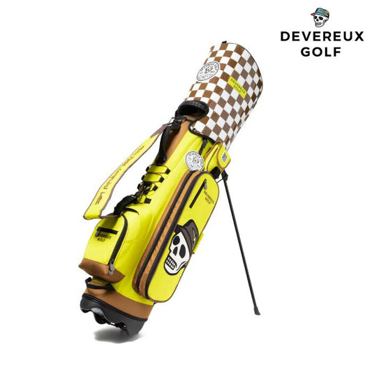 DEVEREUX GOLF デヴァローゴルフ メンズ レディース Skull Checker Caddie Bag/スカルチェッカーキャディーバッグ 763474857【送料無料】