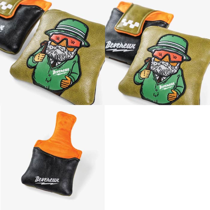 DEVEREUX GOLF デヴァローゴルフ メンズ レディース パターカバー Gnomie golf mallet putter cover 限定商品 763532838