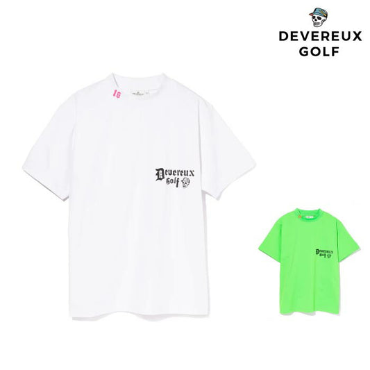 DEVEREUX GOLF デヴァローゴルフ ゴルフウェア メンズ Cactus Run ClubモックネックTシャツ 763572026