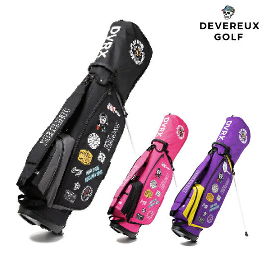 DEVEREUX GOLF デヴァローゴルフ メンズ レディース Logo Assorted Caddie Bag/ロゴアソーテッドキャディーバッグ 763572822【送料無料】