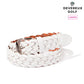 DEVEREUX GOLF デヴァローゴルフ ゴルフウェア レディース WOMEN レザーメッシュベルト 牛革 763572825