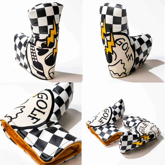 DEVEREUX GOLF デヴァローゴルフ メンズ レディース Shocker Skull Blade Putter Cover ブレードタイプ ピンタイプ パターカバー 763572853