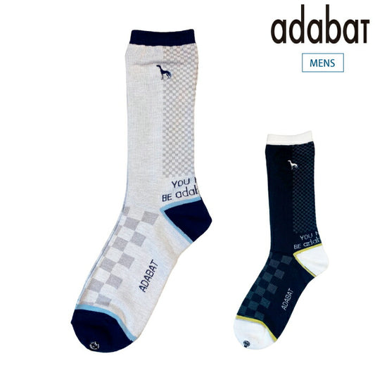 adabat アダバット ゴルフウェア メンズ レギュラー丈ソックス ハイゲージ 抗菌防臭加工 860-02370