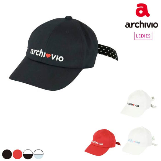 【30%OFF SALE】archivio アルチビオ レディース リボン付きキャップ A250313