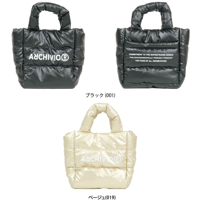 archivio アルチビオ ゴルフ レディース カートバッグ 2WAYキルティングバッグ A410909
