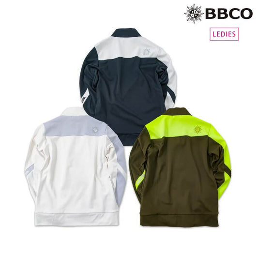 BBCO GOLF ビビコゴルフ レディース ゴルフウェア 長袖ハーフジップモックネックTシャツ LADY’S HALF ZIP MOCK NECK (LONG SLEEVE) A6-1601-11