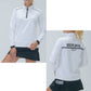 BBCO GOLF ビビコゴルフ レディース ゴルフウェア 長袖ハーフジップポロシャツ LADY’S HALF ZIP BACK PRINT POLO(LONG SLEEVE) A6-1602-11