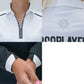 BBCO GOLF ビビコゴルフ レディース ゴルフウェア 長袖ハーフジップポロシャツ LADY’S HALF ZIP BACK PRINT POLO(LONG SLEEVE) A6-1602-11