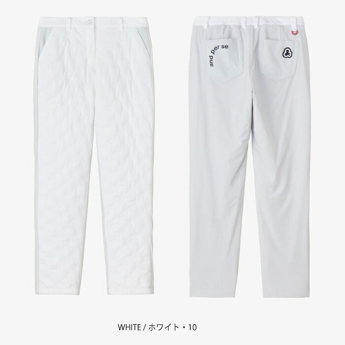 and per se アンパスィ ゴルフウェア レディース AIRJUSTERハイブリッドパンツ マルチストレッチ・軽量・保温・抗菌防臭 aff5006g3
