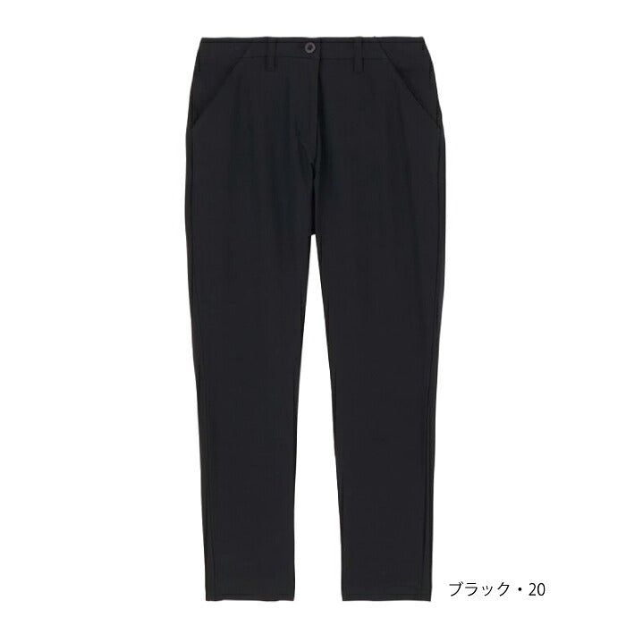 and per se アンパスィ ゴルフウェア レディース ショットスムーザーツイルパンツ ロングパンツ テーパードシルエット マルチストレッチ C0はっ水 UV 抗菌防臭 AFS5006E3