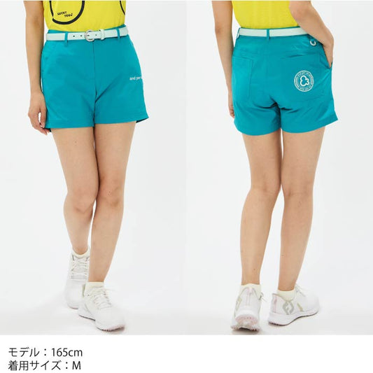 and per se アンパスィ ゴルフウェア レディース クールラスティング ショートパンツ マルチストレッチ UV 接触冷感 抗菌防臭 べたつき軽減 afs5606e4