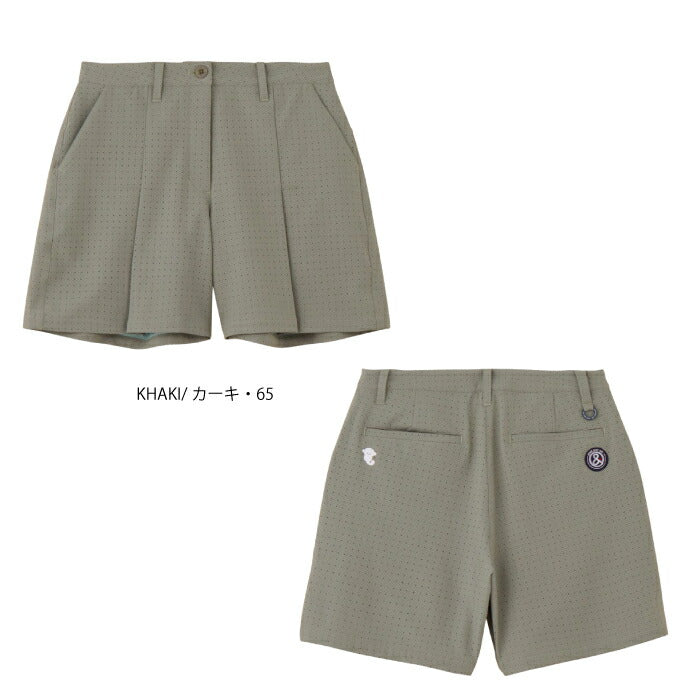 and per se アンパスィ ゴルフウェア レディース クールブリーザー ショートパンツ ハーフパンツ マルチストレッチ 接触冷感 抗菌防臭 通気性 サラサラ 快適 AFS5636f5