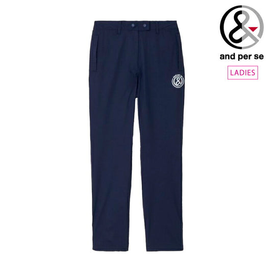 and per se アンパスィ ゴルフウェア レディース フレックスライトレインパンツ マルチストレッチ はっ水 UV 防水 高度透湿 セットアップ対応 afs5806r1