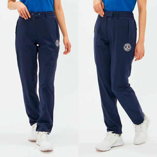 and per se アンパスィ ゴルフウェア レディース フレックスライトレインパンツ マルチストレッチ はっ水 UV 防水 高度透湿 セットアップ対応 afs5806r1