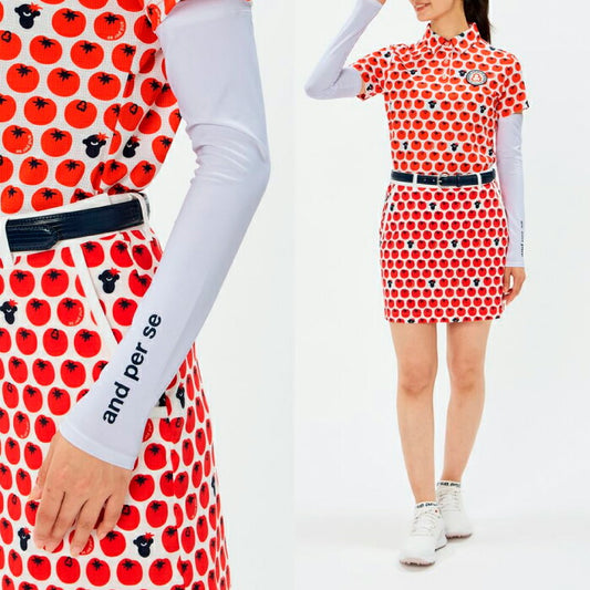 and per se アンパスィ ゴルフウェア レディース アームカバー 日焼け対策 マルチストレッチ 吸汗速乾 UV 抗菌防臭 通気 遮熱 afs8936