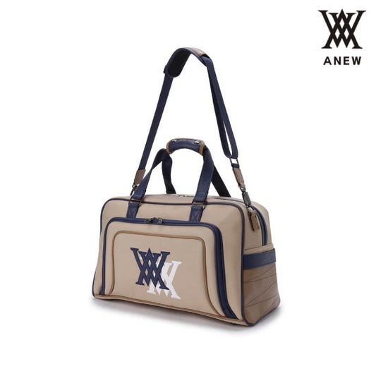 ANEW GOLF アニューゴルフ メンズ レディース DOUBLE LOGO BOSTON BAG ダブルロゴボストンバッグ AGEUUBB01