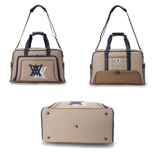 ANEW GOLF アニューゴルフ メンズ レディース DOUBLE LOGO BOSTON BAG ダブルロゴボストンバッグ AGEUUBB01