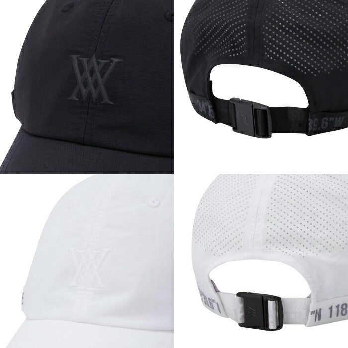 ANEW GOLF アニューゴルフ ゴルフウェア メンズ レディース UNISEX STRAP CAP ストラップキャップ 帽子 パンチング加工 AGEUUCP05