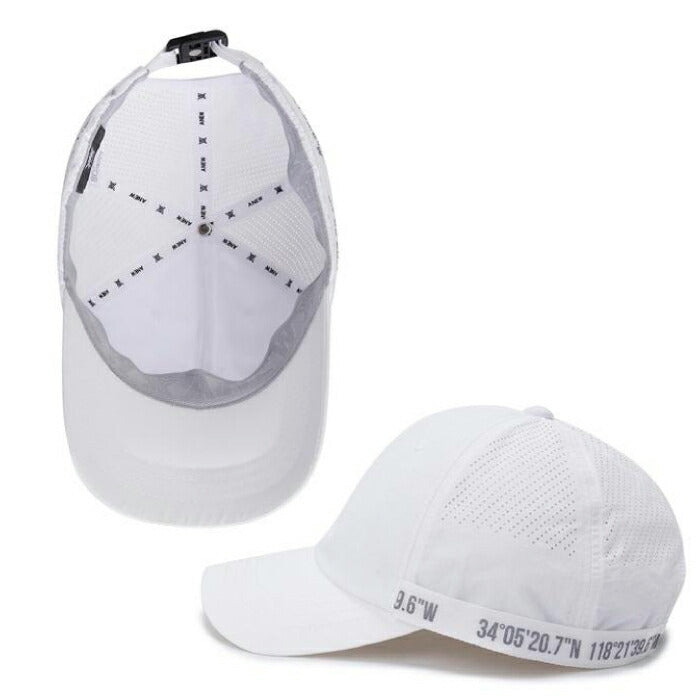 ANEW GOLF アニューゴルフ ゴルフウェア メンズ レディース UNISEX STRAP CAP ストラップキャップ 帽子 パンチング加工 AGEUUCP05