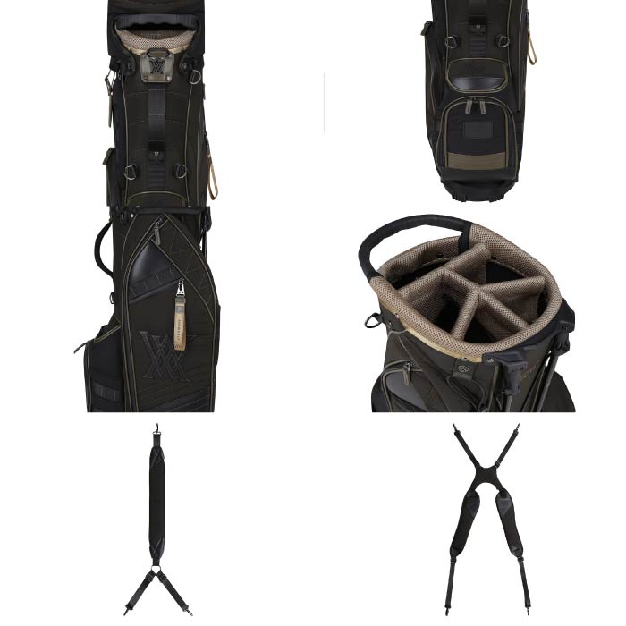 ANEW GOLF アニューゴルフ メンズ レディース RIPSTOP POCKET STAND BAG キャディーバッグ RIPSTOP POCKET スタンドバッグ 軽量 AGEUUSB04