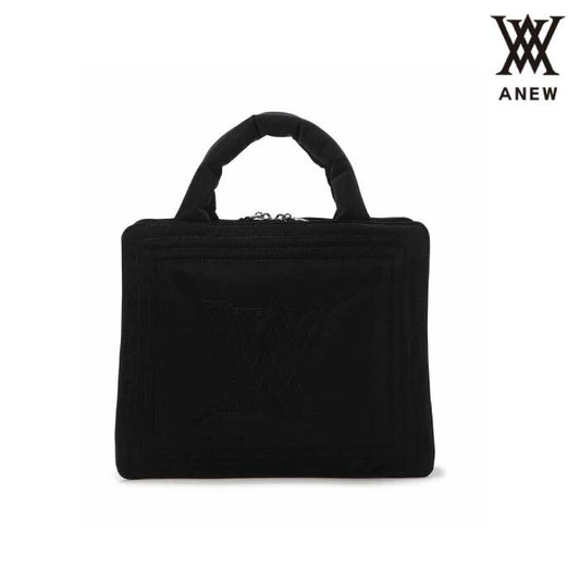 ANEW GOLF アニューゴルフ レディース WOMEN LOGO PADDED TOTE BAG ロゴ パデッド ショルダー 2WAYトートバッグ 軽量 AGFWWBG01